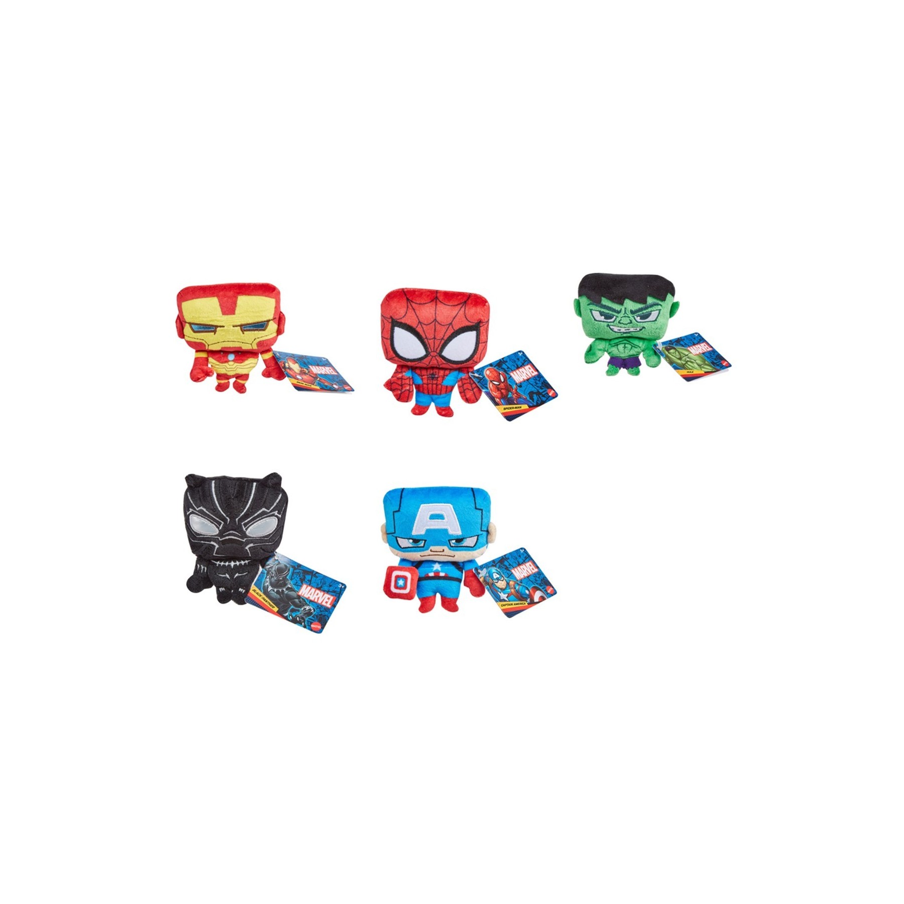 Surtido Peluches Mattel Marvel 20 Cm 16 Unidades