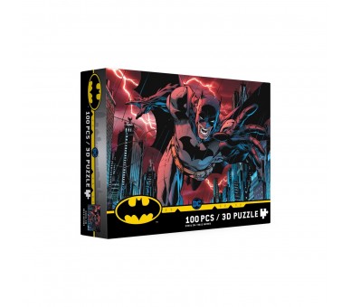 Puzle 100 Efecto 3D Batman Ciudad Universo Dc