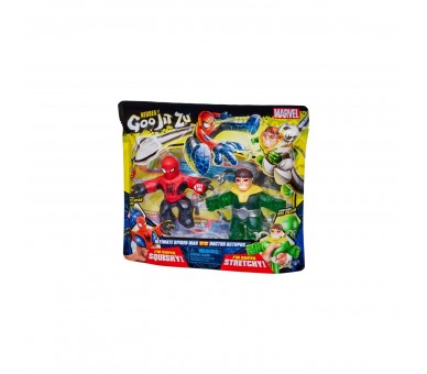 Pack De 2 Figuras Bandai Goo Jit Zu Marvel Héroes Spiderman