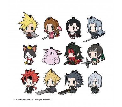 Set 12 Colgantes De Goma Square Enix Final Fantasy Vii Exten