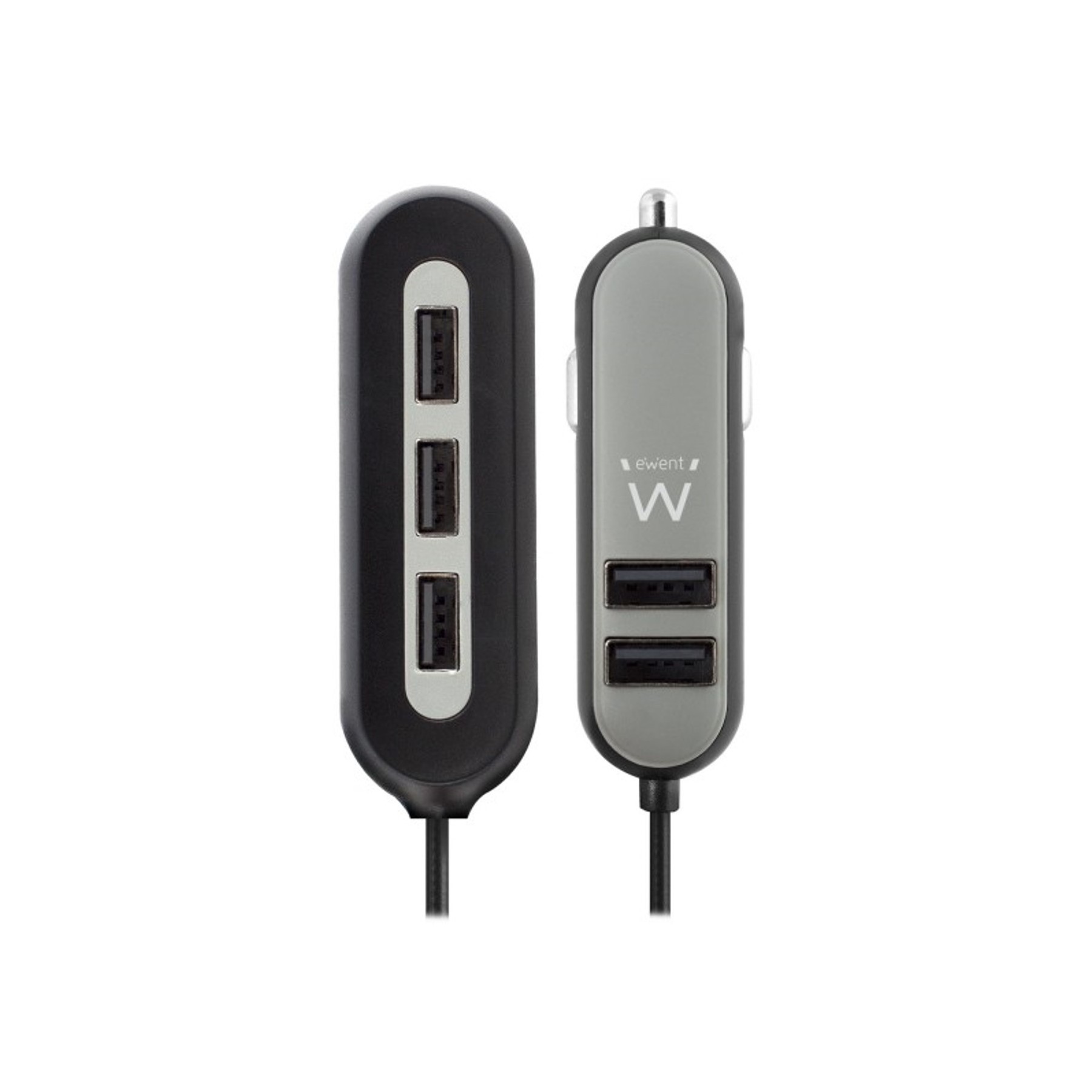 Cargador Usb Ewent Para Coche -  5 Puertos -  54W