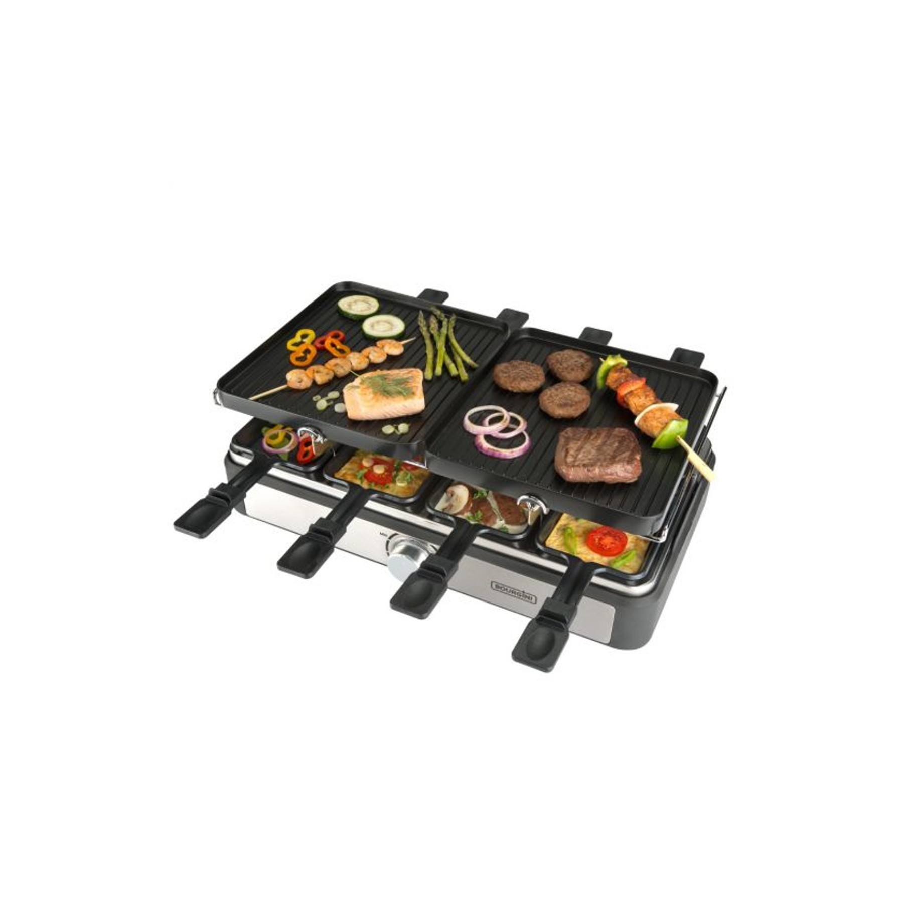 Plancha De Asar Bourgini Gourmette Raclette Grill Plus 1400W