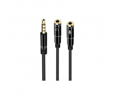 Cable Adaptador De Audio Ewent Jack 3.5Mm Macho A Jack 3.5Mm