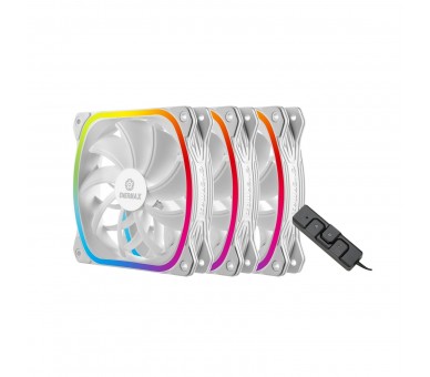 Ventilador Gaming Enermax Squa Rgb Blanco 120Mm Pack De 3