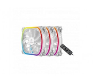 Ventilador Gaming Enermax Squa Rgb Blanco 120Mm Pack De 3