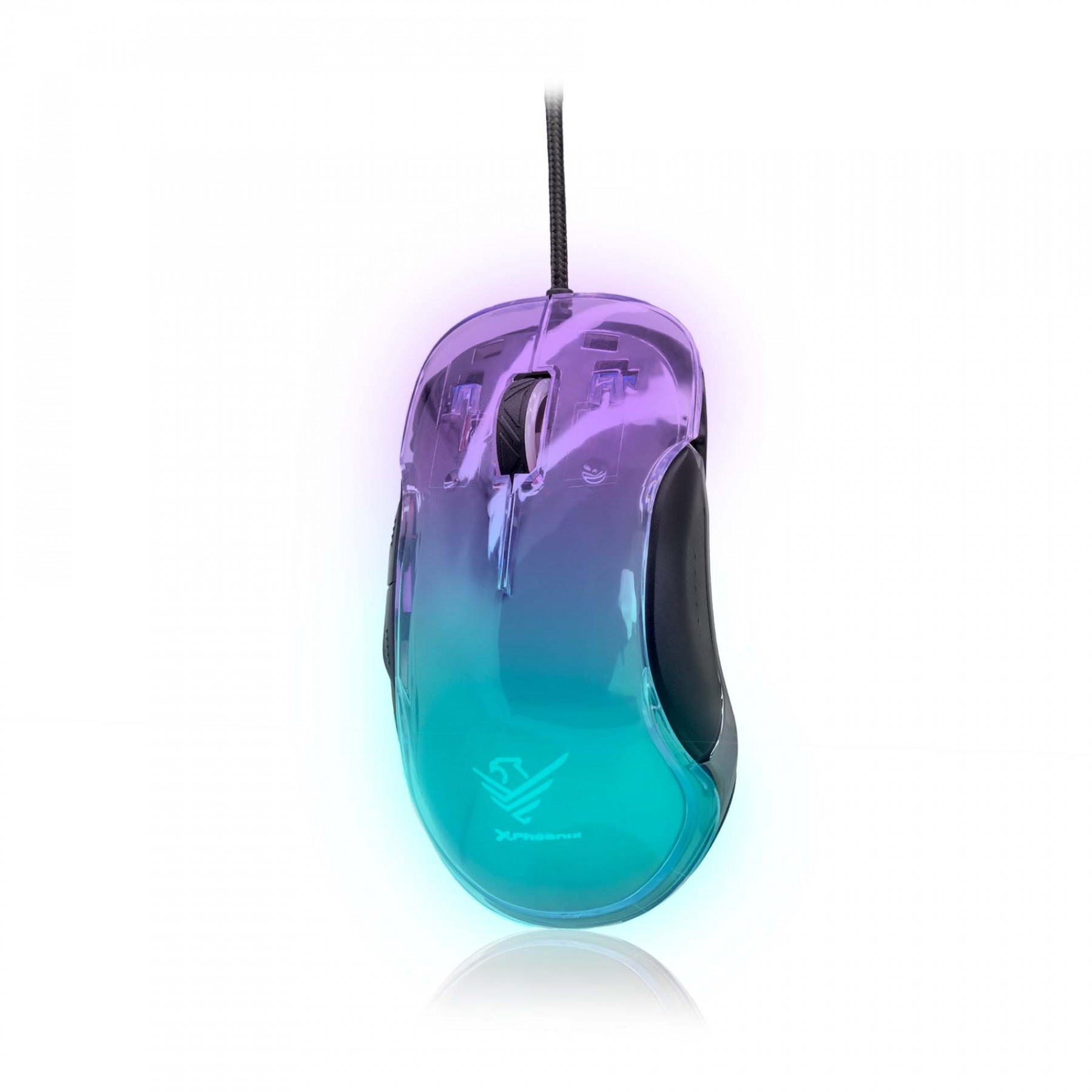 Ratón Gaming Banshee Transparente Rgb