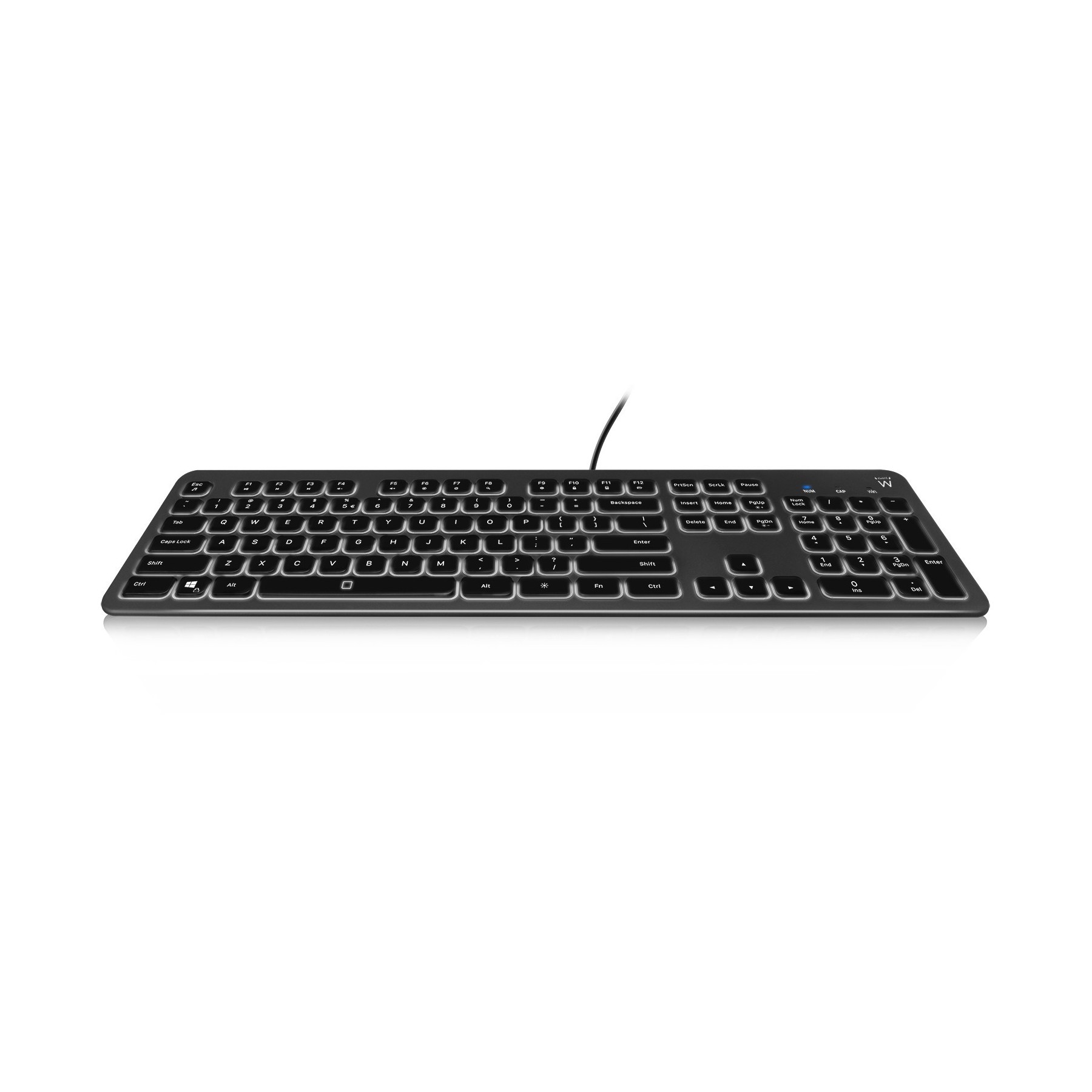 Teclado Usb Multimedia Ewent Ew3269 Con Retroiluminacion