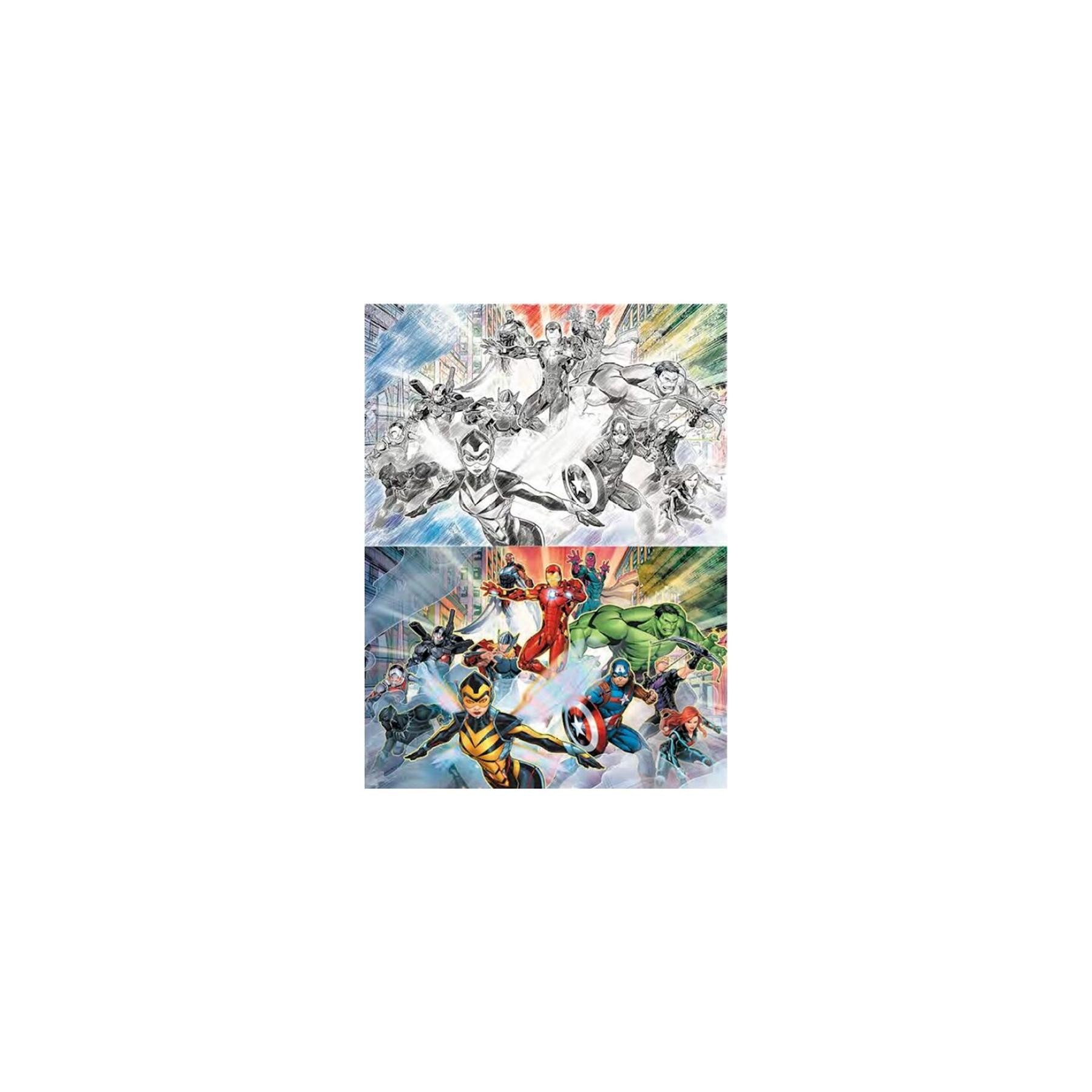 Puzzle Para Rascar Prime 3D Marvel Collage De Personajes 150