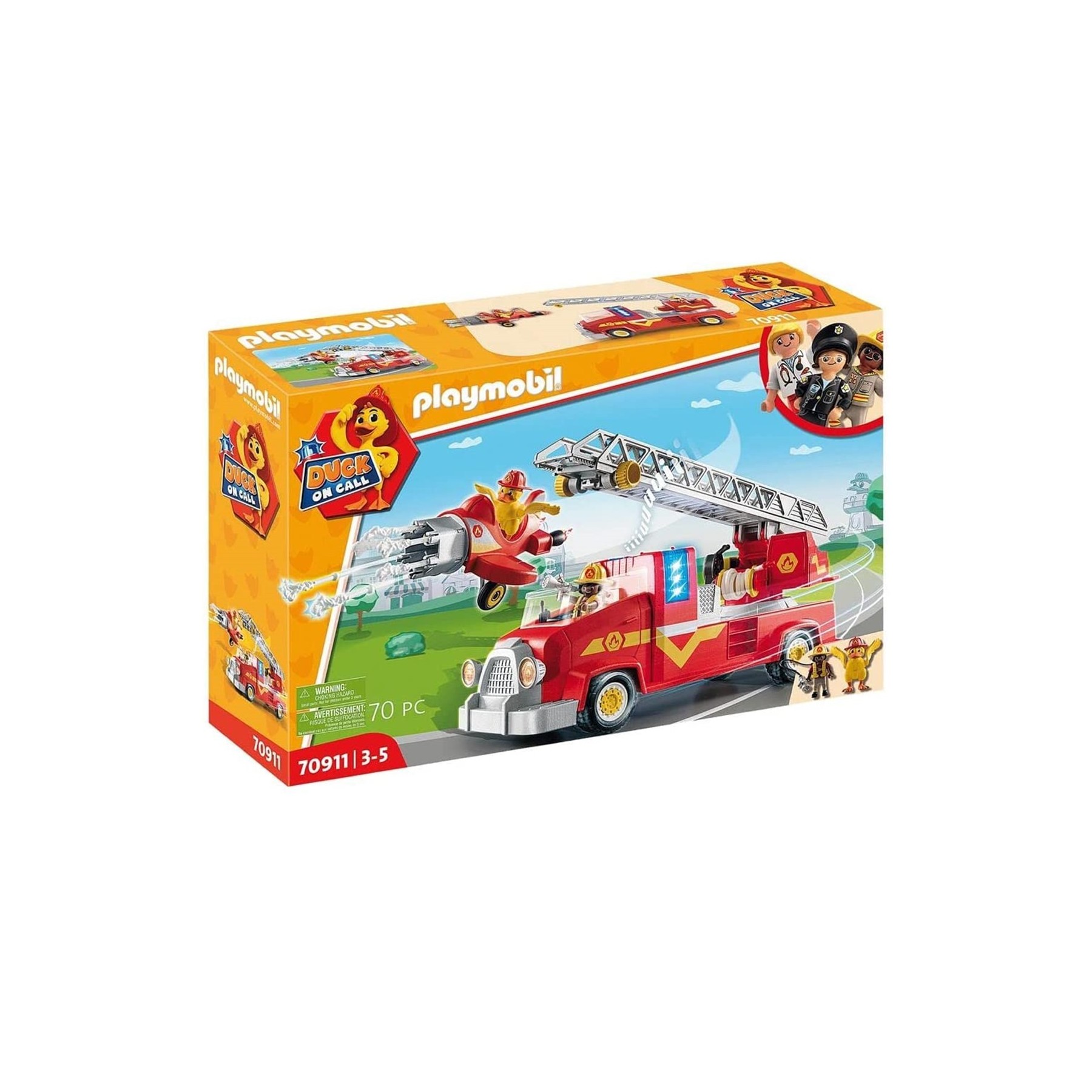 Playmobil Duck On Call Camion De Bomberos