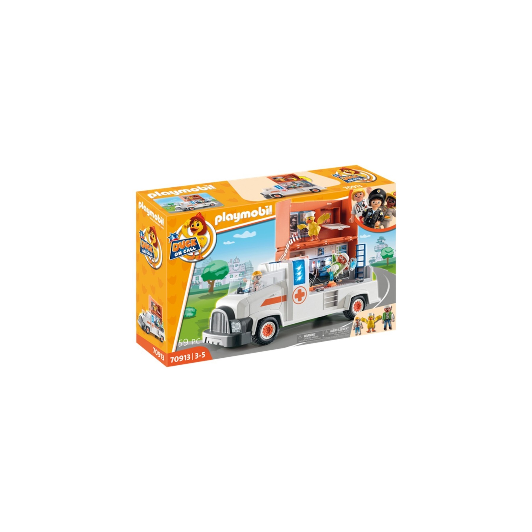 Playmobil Duck On Call Camion Ambulancia