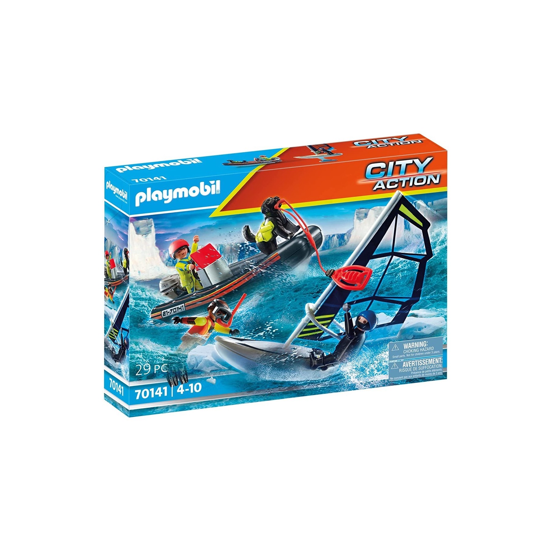 Playmobil Rescate Maritimo : Rescate Polar Con Bote