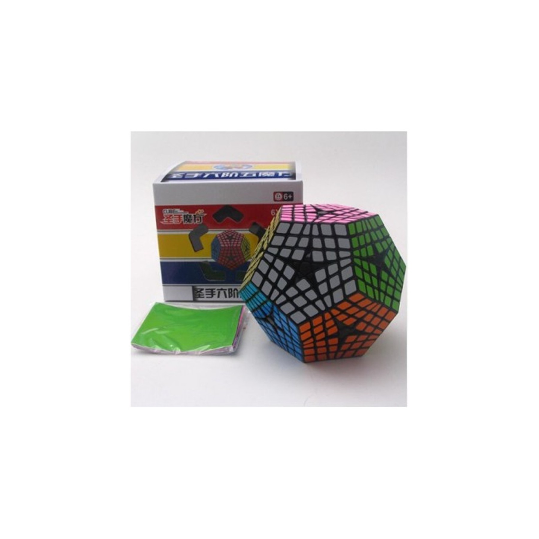 Cubo De Rubik Shengshou Elite Kilominx 6X6X6 Negro