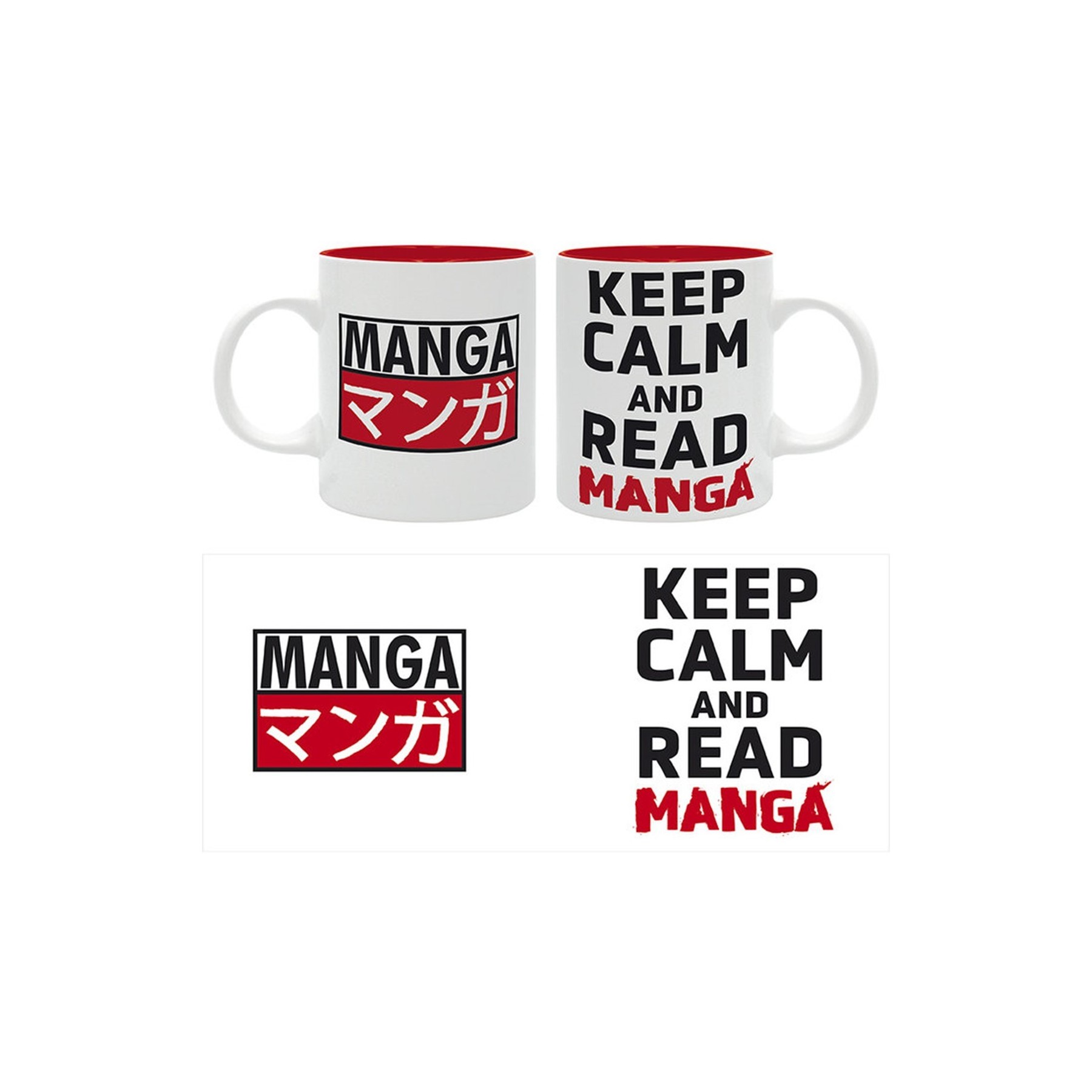 Taza Keep Calm And Read Manga