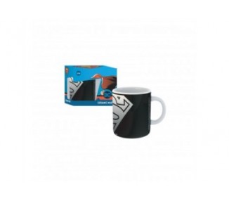 Taza Gb Eye Ceramica Dc Comic Superman Estilo Negro