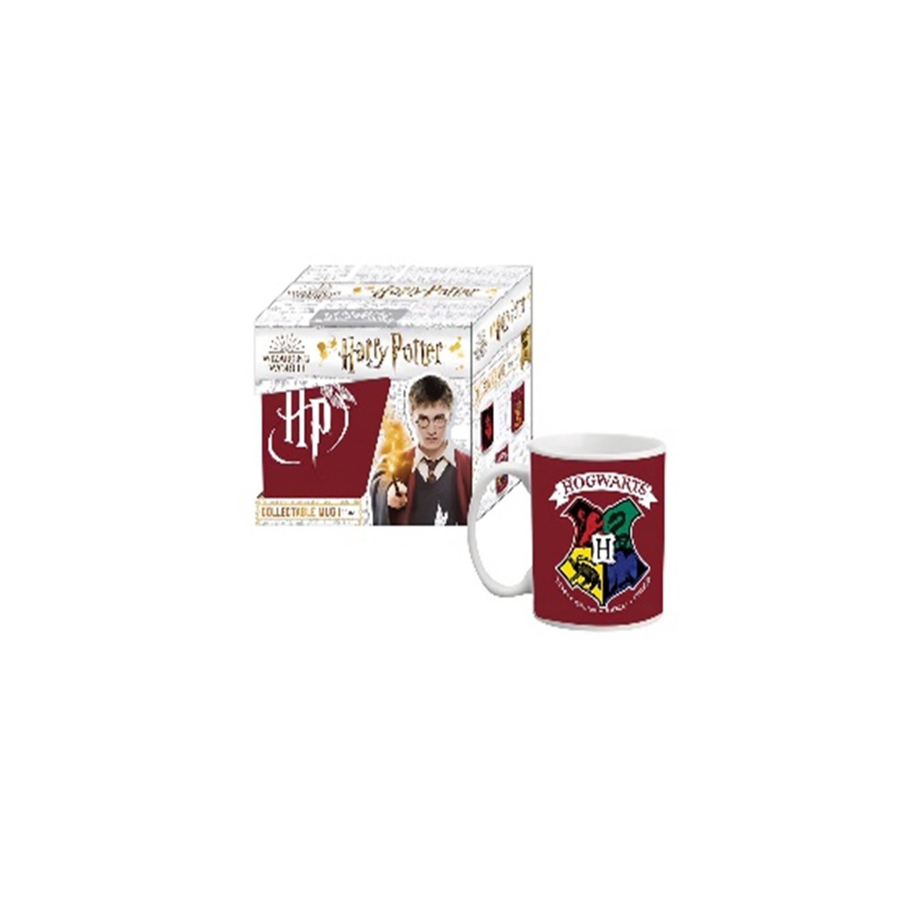 Taza Gb Eye Ceramica Harry Potter Hogwarts En Caja Regalo