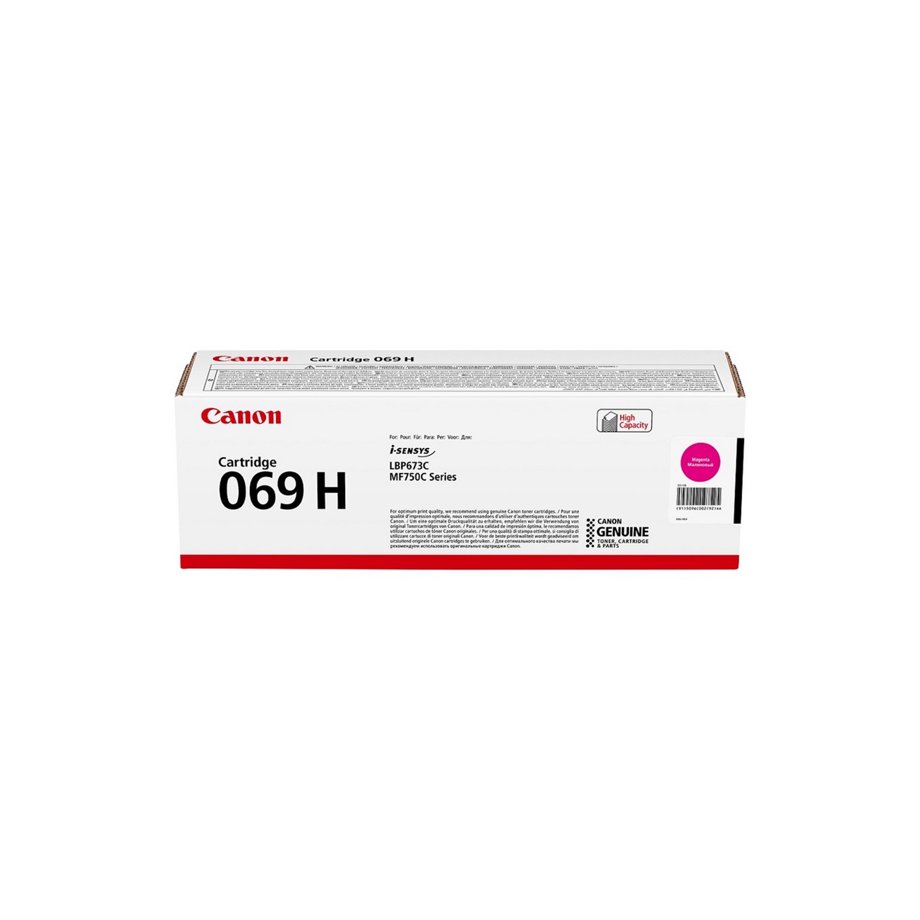 Toner Canon 069H Magenta 5096C002