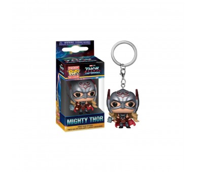 Llavero Funko Pop Marvel Pocket Thor Love And Thunder Mighty