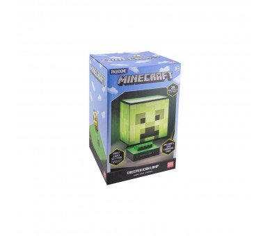 Lampara Paladone Icon Con Cargador Usb Minecraft Creeper