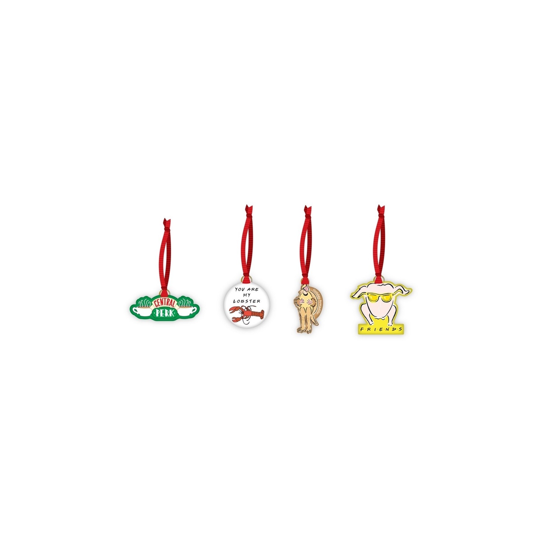 Decoracion De Navidad Half Moon Bay Friends Set De 4