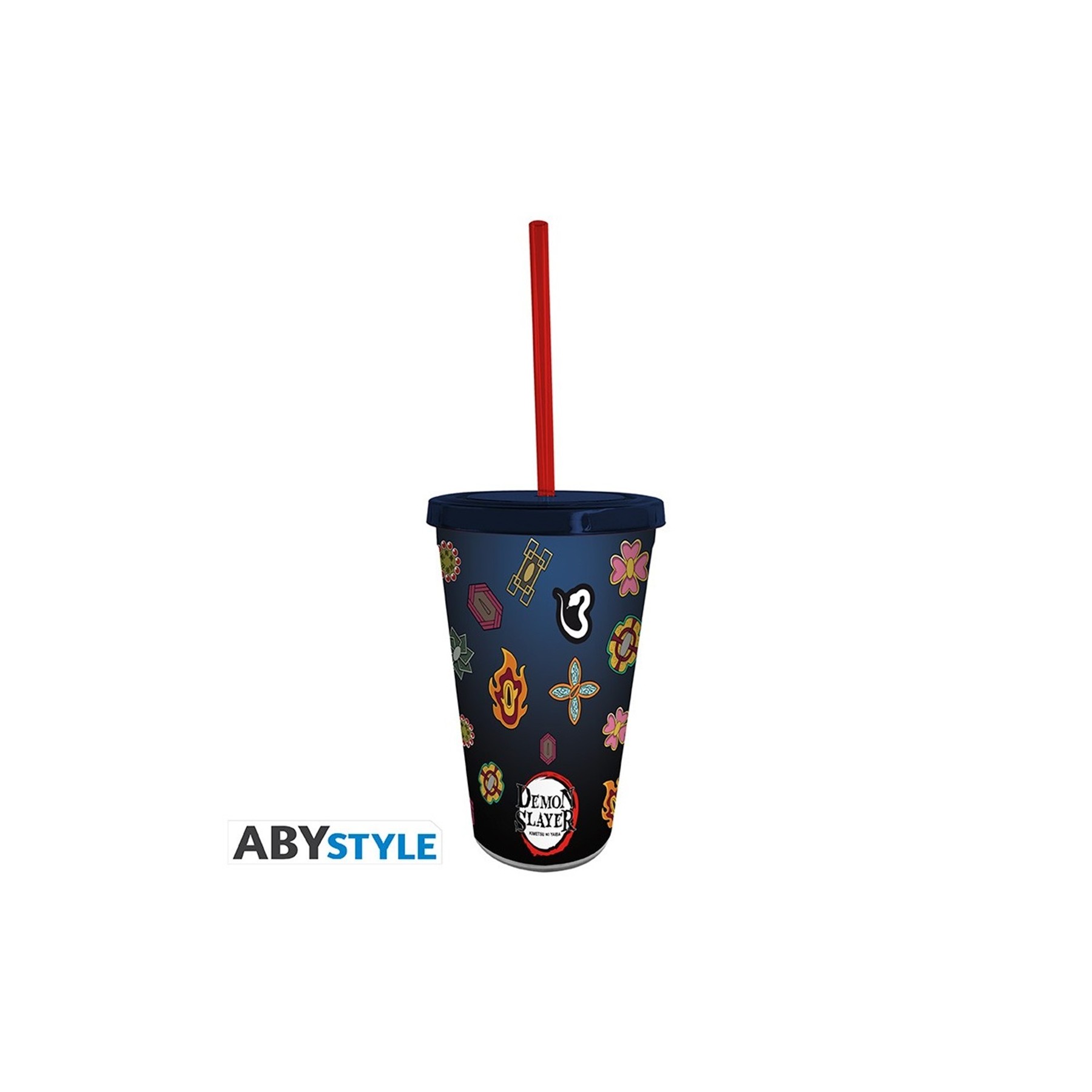 Vaso Con Pajita Abystyle Guardas Pilares