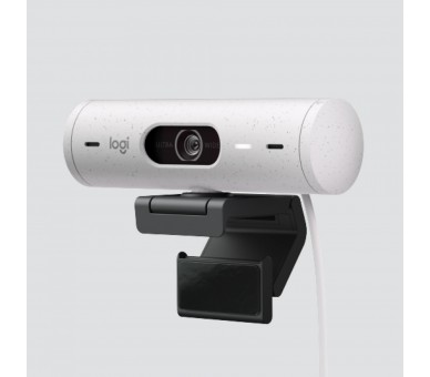 Webcam Logitech Brio 500 Blanco Crudo Full Hd -  Usb Tipo C