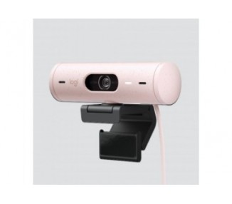 Webcam Logitech Brio 500 Rosa Full Hd -  Usb Tipo C