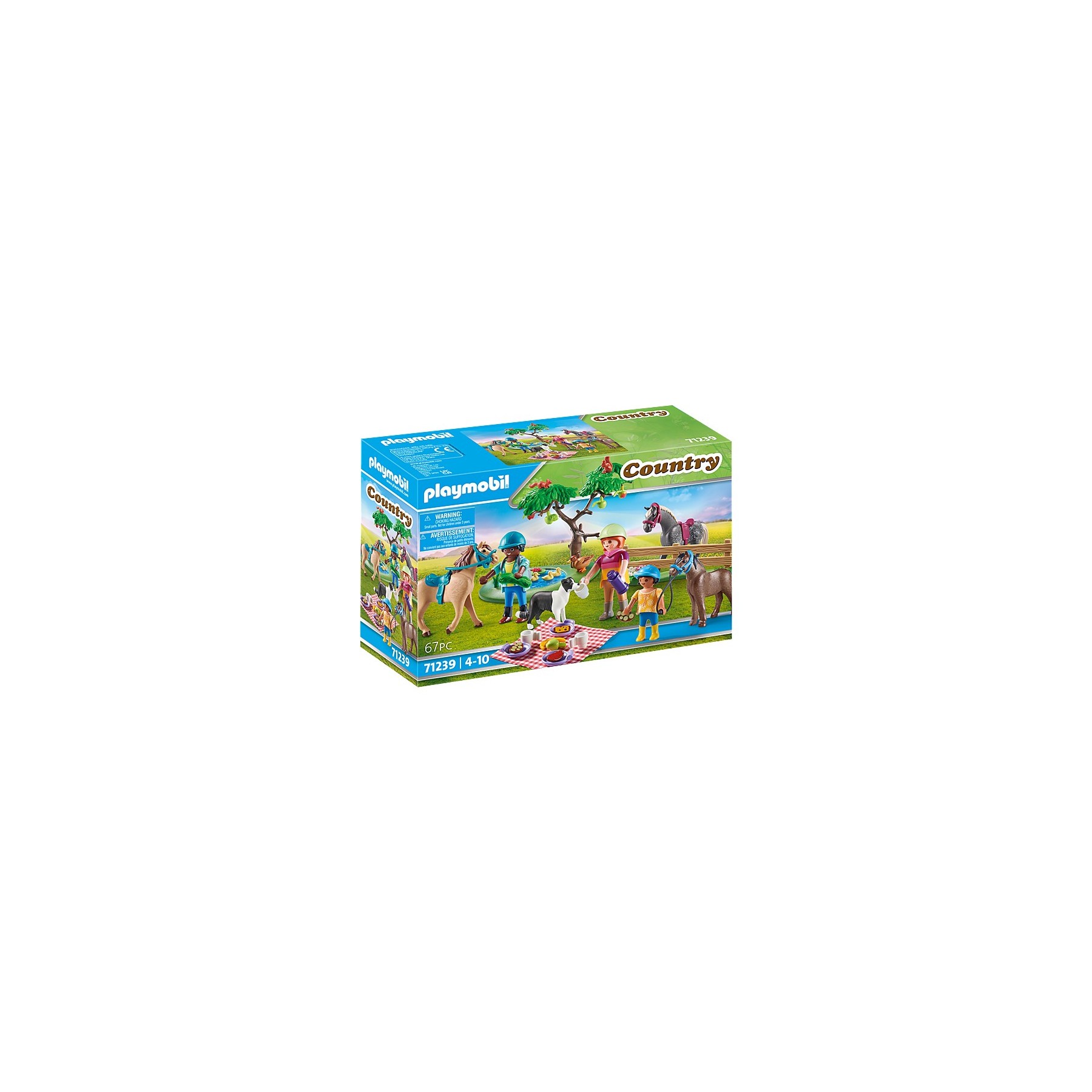 Playmobil Country -  Excursion Picnic Con Caballos