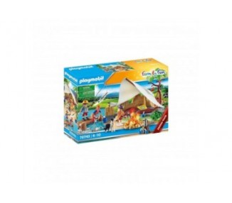 Playmobil Familia De Acampada