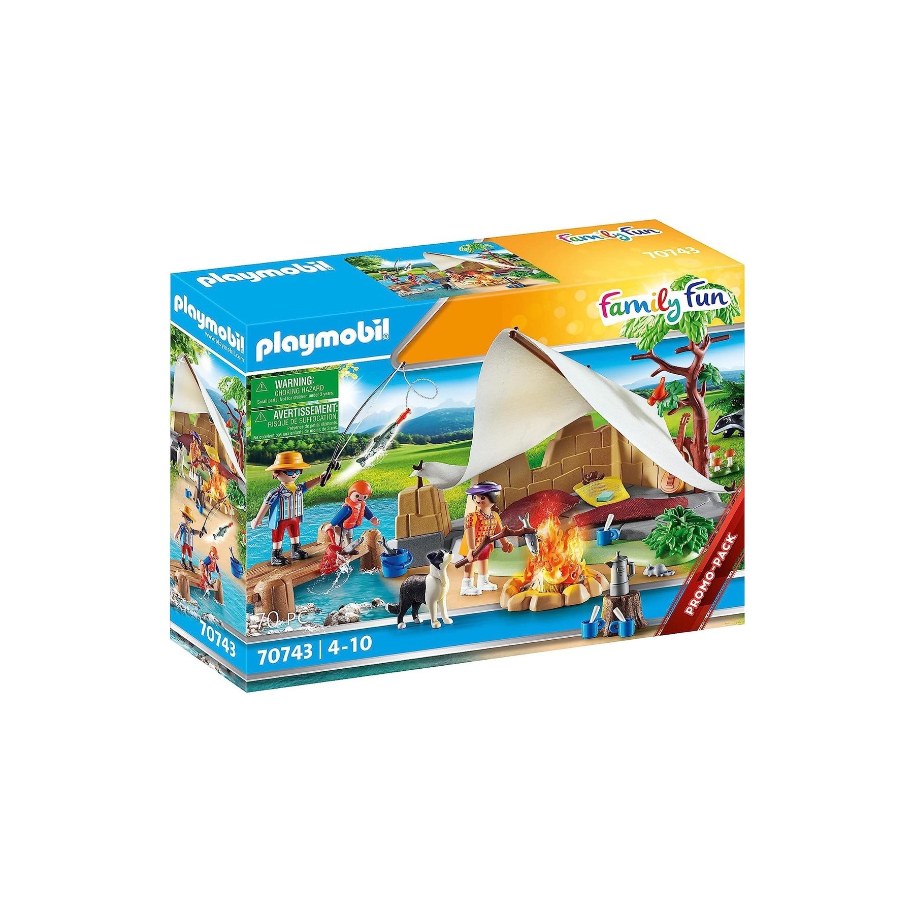 Playmobil Familia De Acampada