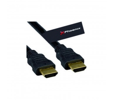 Cable Hdmi Phoenix 1.4 Tv - Monitor Macho Macho 1M Negro