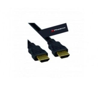 Cable Hdmi Phoenix 1.4 Tv - Monitor Macho Macho 1M Negro