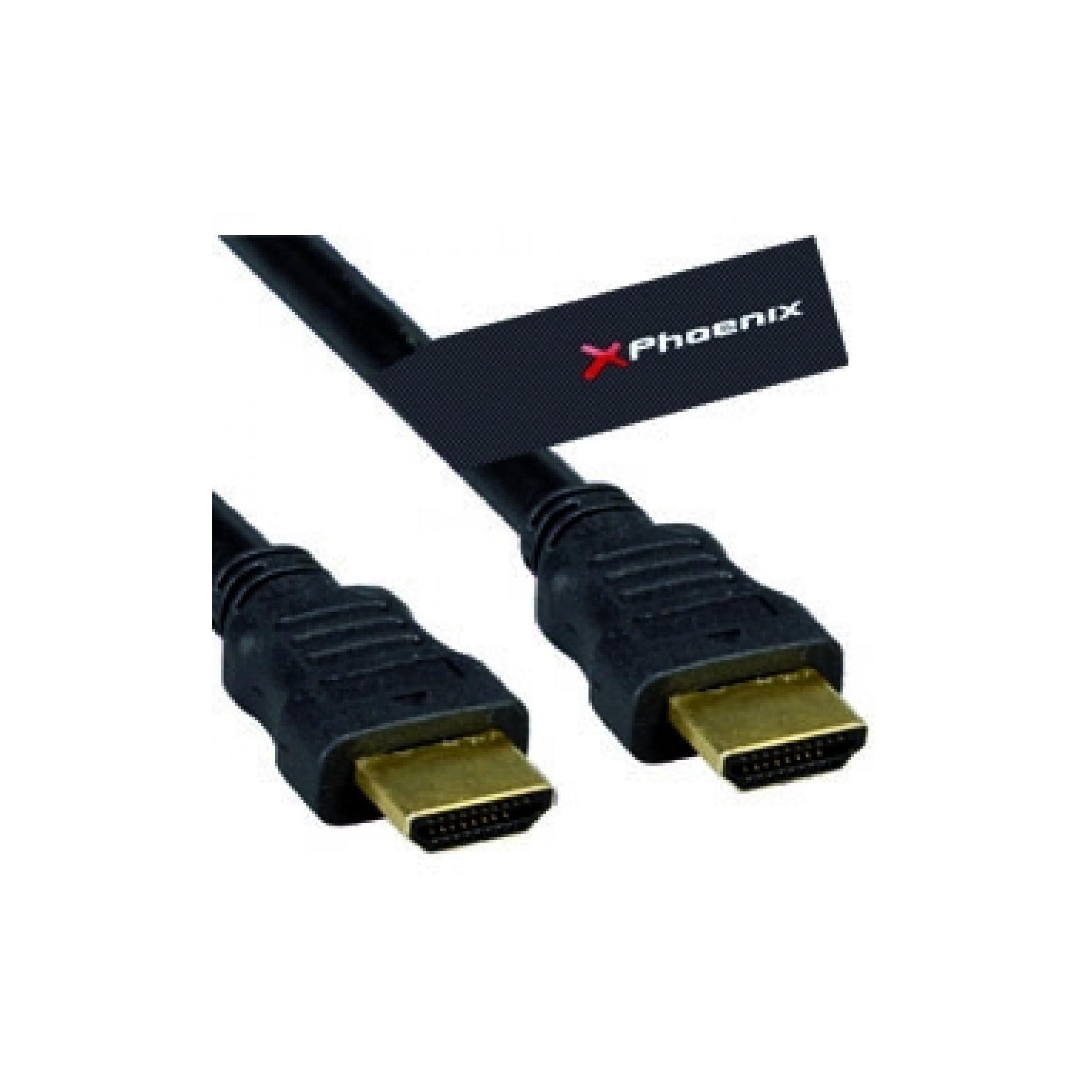 Cable Hdmi Phoenix 1.4 Tv - Monitor Macho Macho 1M Negro