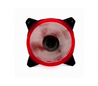 Ventilador Gaming Doble Anillo 12 Cm Rojo