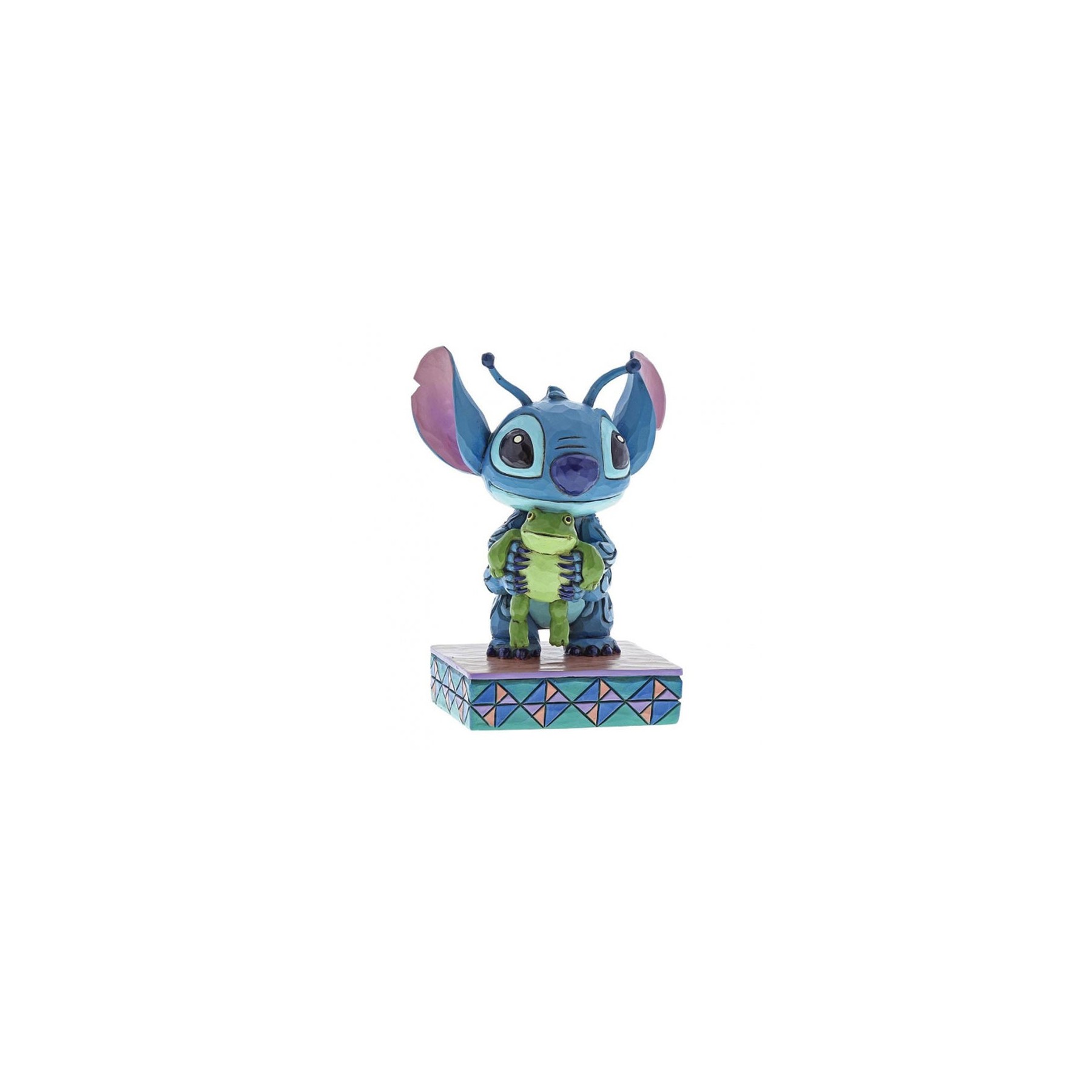 En - Figura Decorativa De Rana Stitch