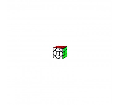 Cubo De Rubik Qiyi Fluffy 3X3 Bordes Negros