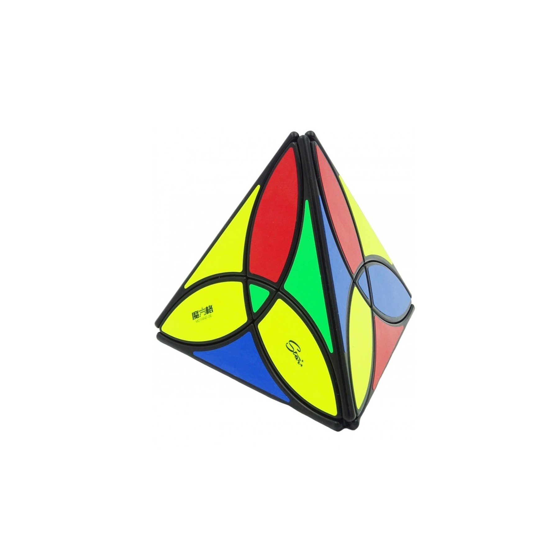 Cubo De Rubik Qiyi Clover Pyraminx Negro