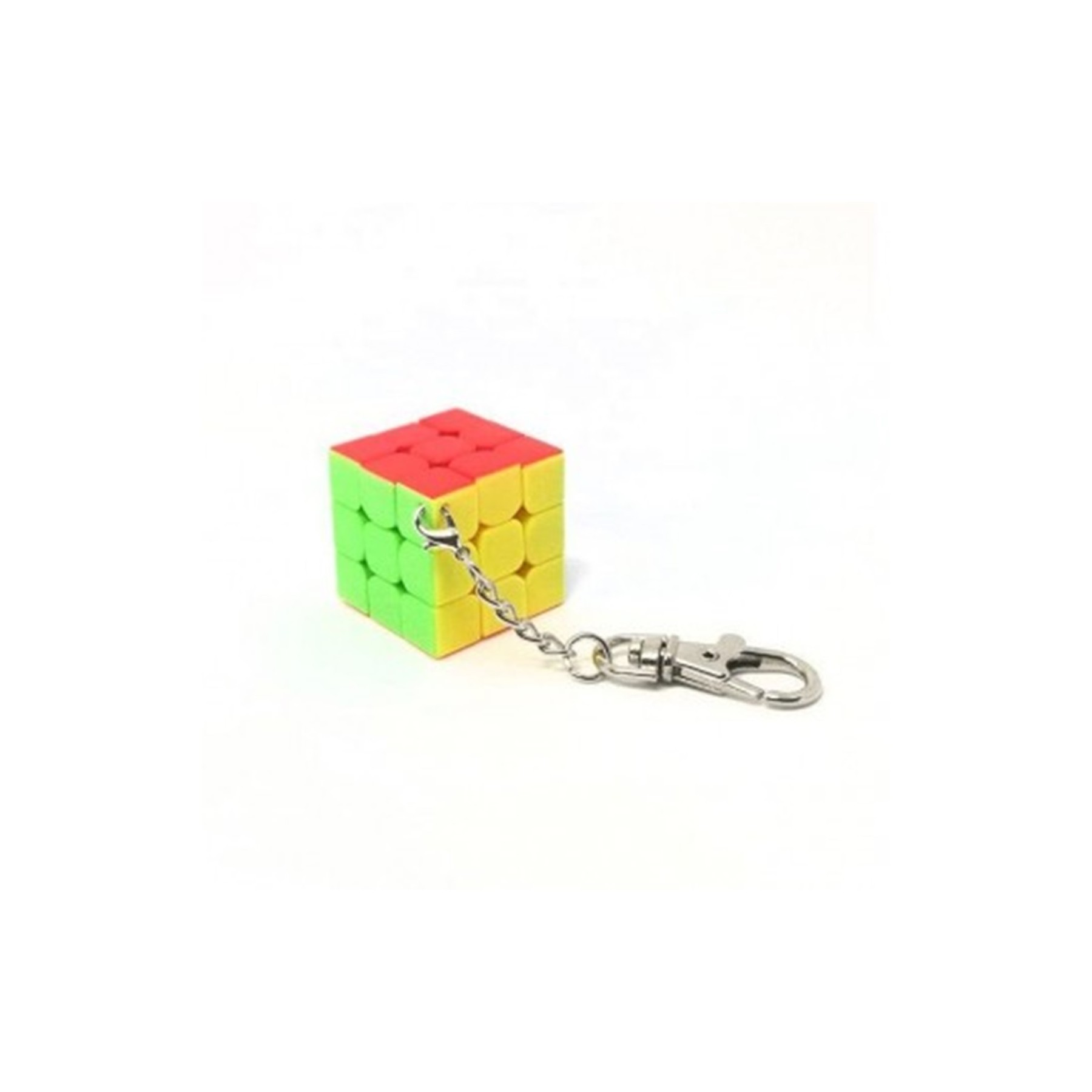 Cubo De Rubik Qiyi Llavero 3X3 Plano 3 Cm