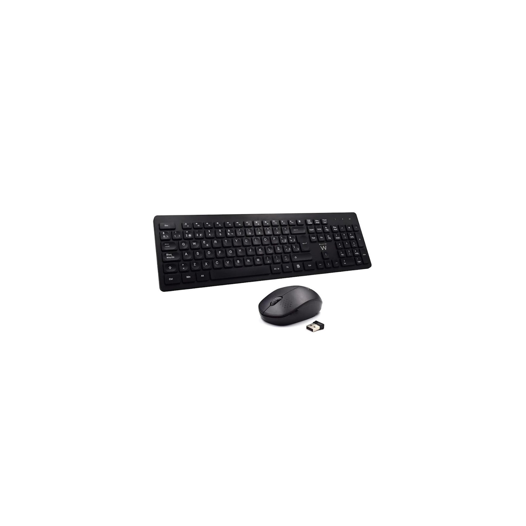 Ewent Teclado+Ratón Inalámbrico Ew3256 Negro