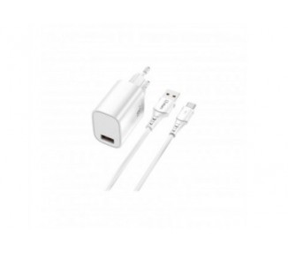 Kit Cargador Qcharx Artemisia 3A 18W + Cable Usb A Tipo C Bl