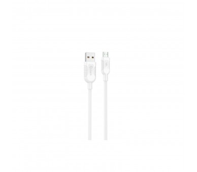 Cable Qcharx Athens Usb A Micro 3A - 1 M - Pvc Blanco