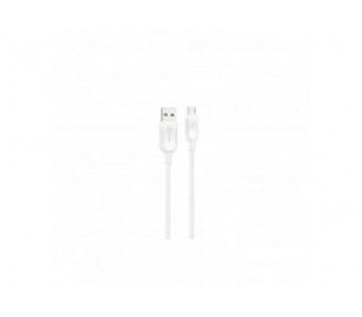 Cable Qcharx Athens Usb A Micro 3A - 1 M - Pvc Blanco