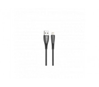 Cable Qcharx Berlin Usb A Lightning 3A - 1 M - Zinc Negro Co