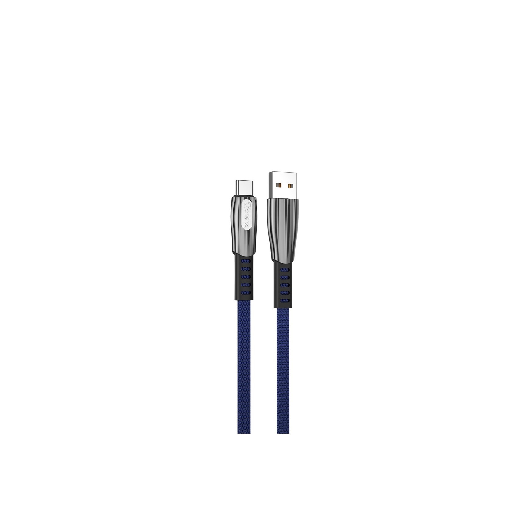 Cable Qcharx Florence Usb A Tipo C  3A - 1 M - Zinc Azul Cor