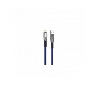 Cable Qcharx Florence Usb A Lightning 3A - 1 M - Zinc Azul C