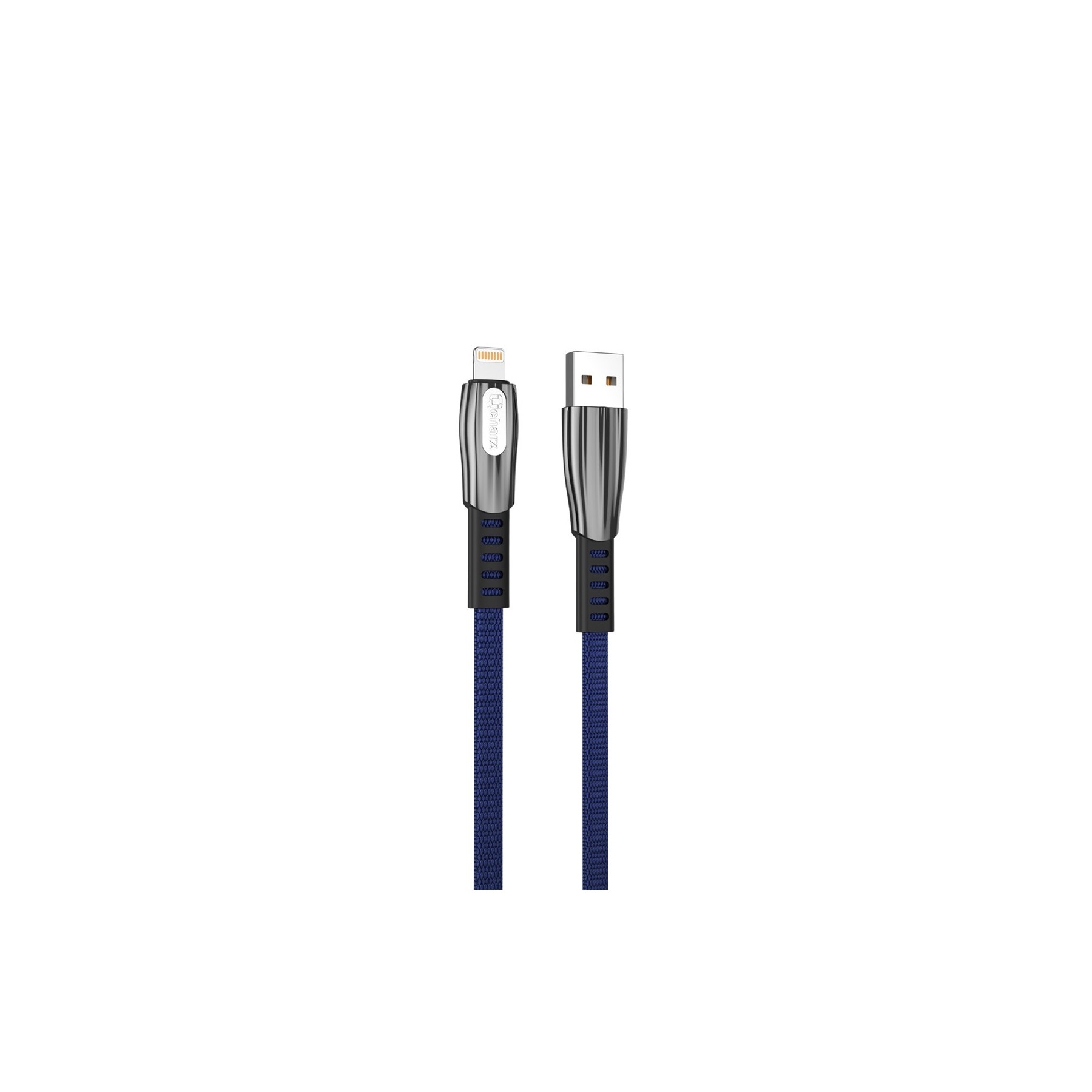 Cable Qcharx Florence Usb A Lightning 3A - 1 M - Zinc Azul C