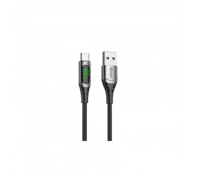 Cable Qcharx Menorca Usb A Tipo C 3A 66W - 1 M - Aleación Al