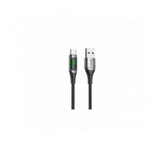 Cable Qcharx Menorca Usb A Tipo C 3A 66W - 1 M - Aleación Al