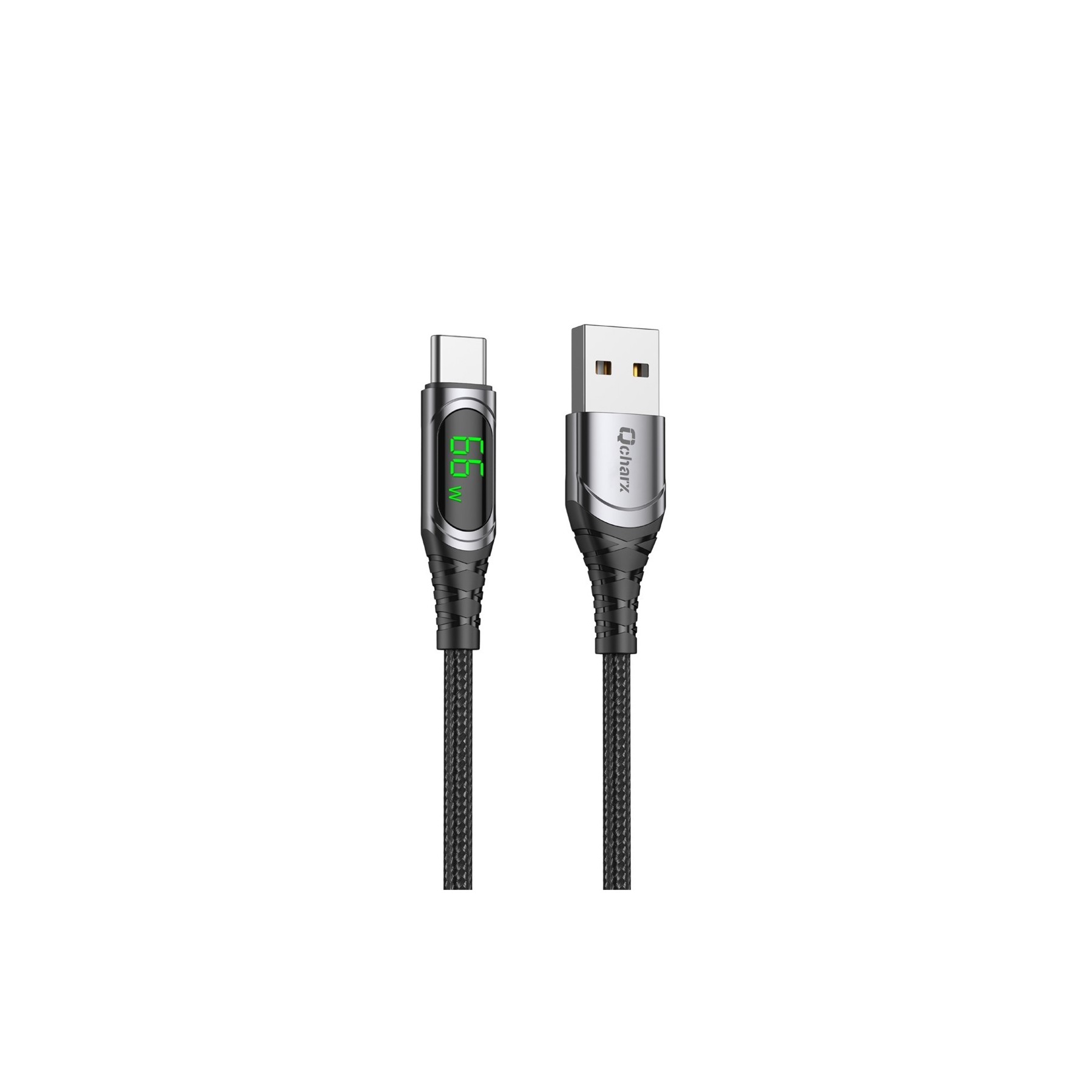 Cable Qcharx Menorca Usb A Tipo C 3A 66W - 1 M - Aleación Al