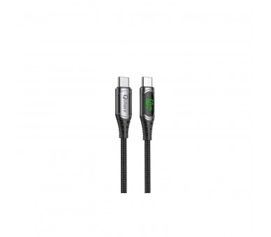 Cable Qcharx Ibiza Tipo C A Tipo C 3A 60W - 1 M - Aleación A