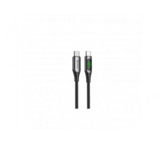 Cable Qcharx Ibiza Tipo C A Tipo C 3A 60W - 1 M - Aleación A